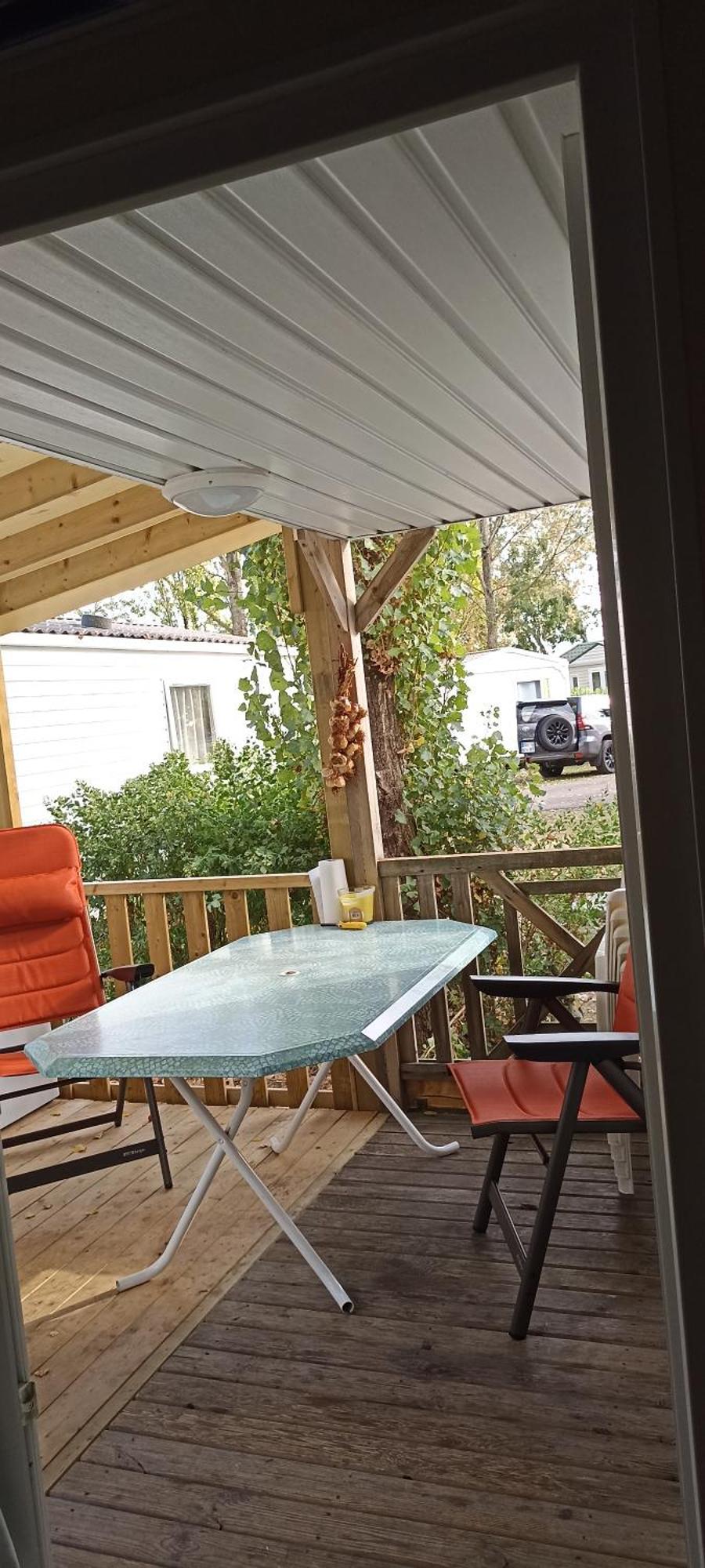 Mobilhome L'Oasis Camping Le Clos Cottet Angles  外观 照片
