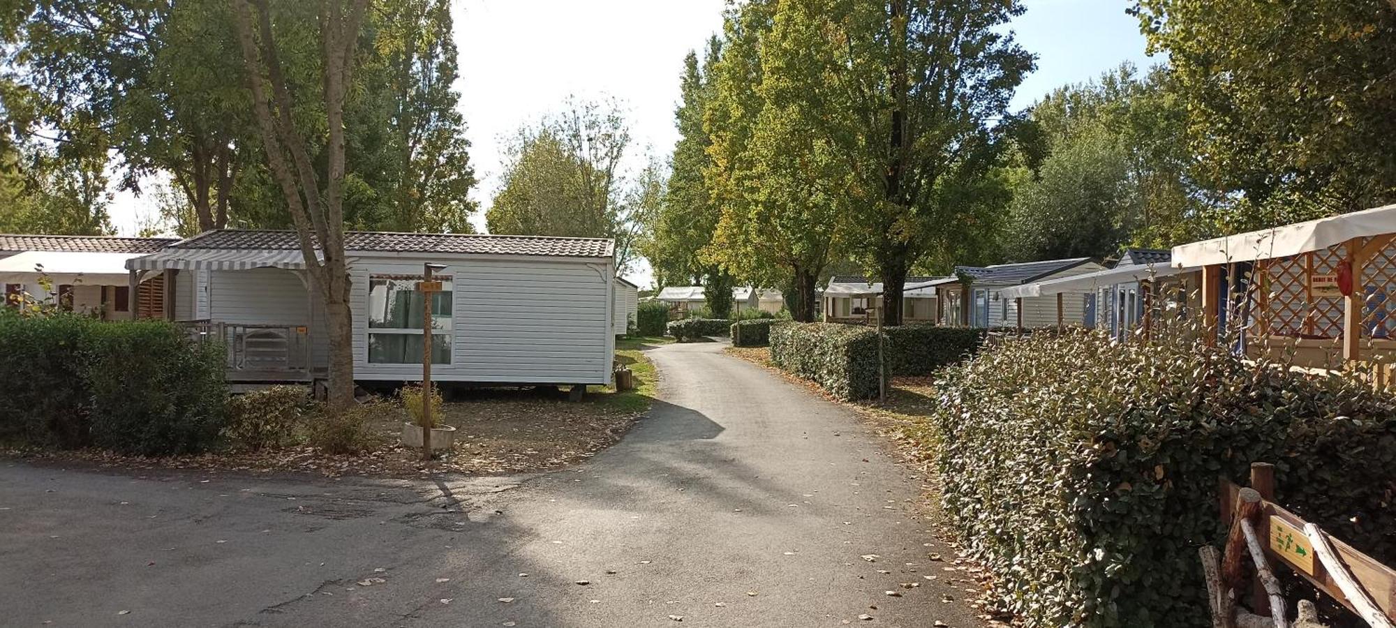 Mobilhome L'Oasis Camping Le Clos Cottet Angles  外观 照片