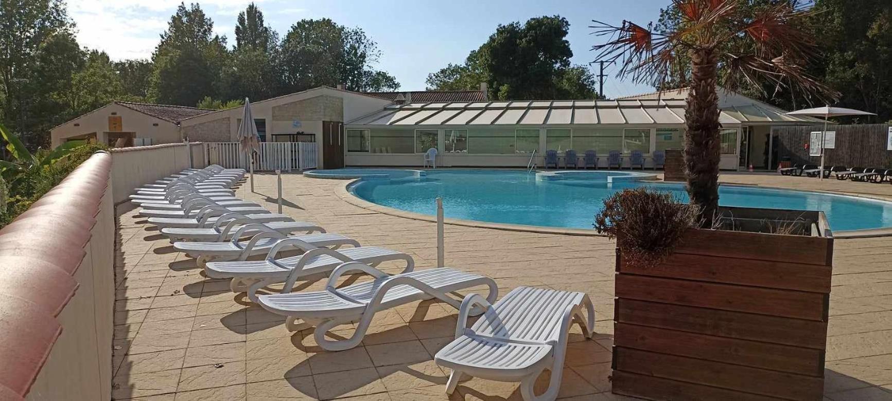 Mobilhome L'Oasis Camping Le Clos Cottet Angles  外观 照片